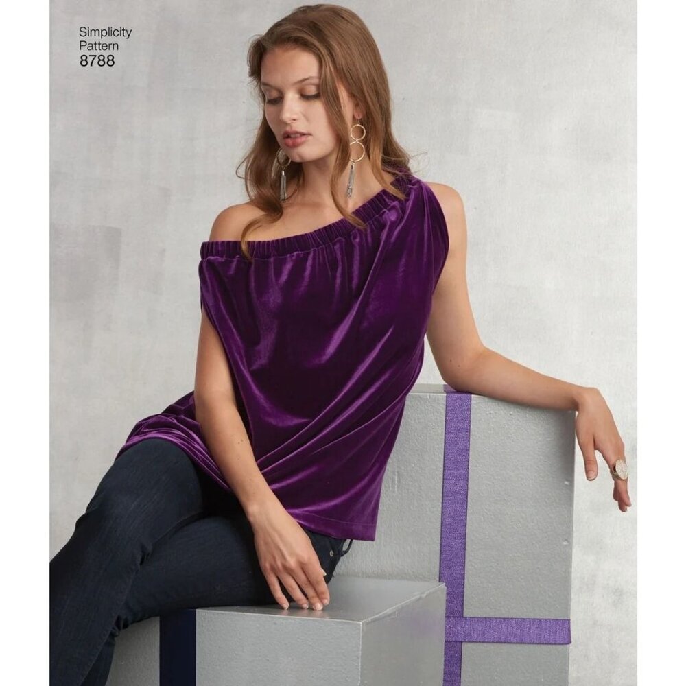 Simplicity Sewing Pattern 8788 Shirt Tunic Top Misses Size 14-22 - Picture 6 of 6
